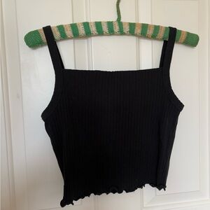 Tilly’s black tank top. Size L.